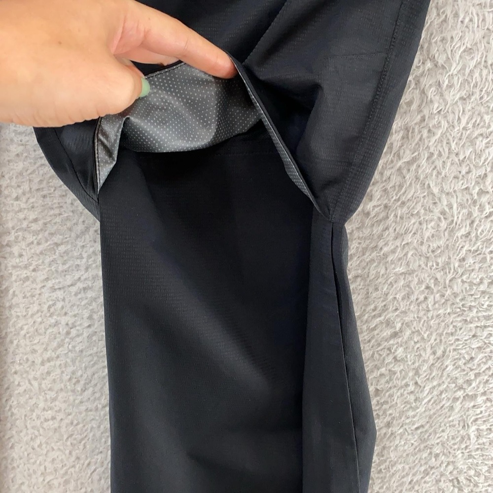Nike Hypershield Golf Pants Mens Large Black Water Resistant Zip Ankle Outdoor - Picture 4 of 16